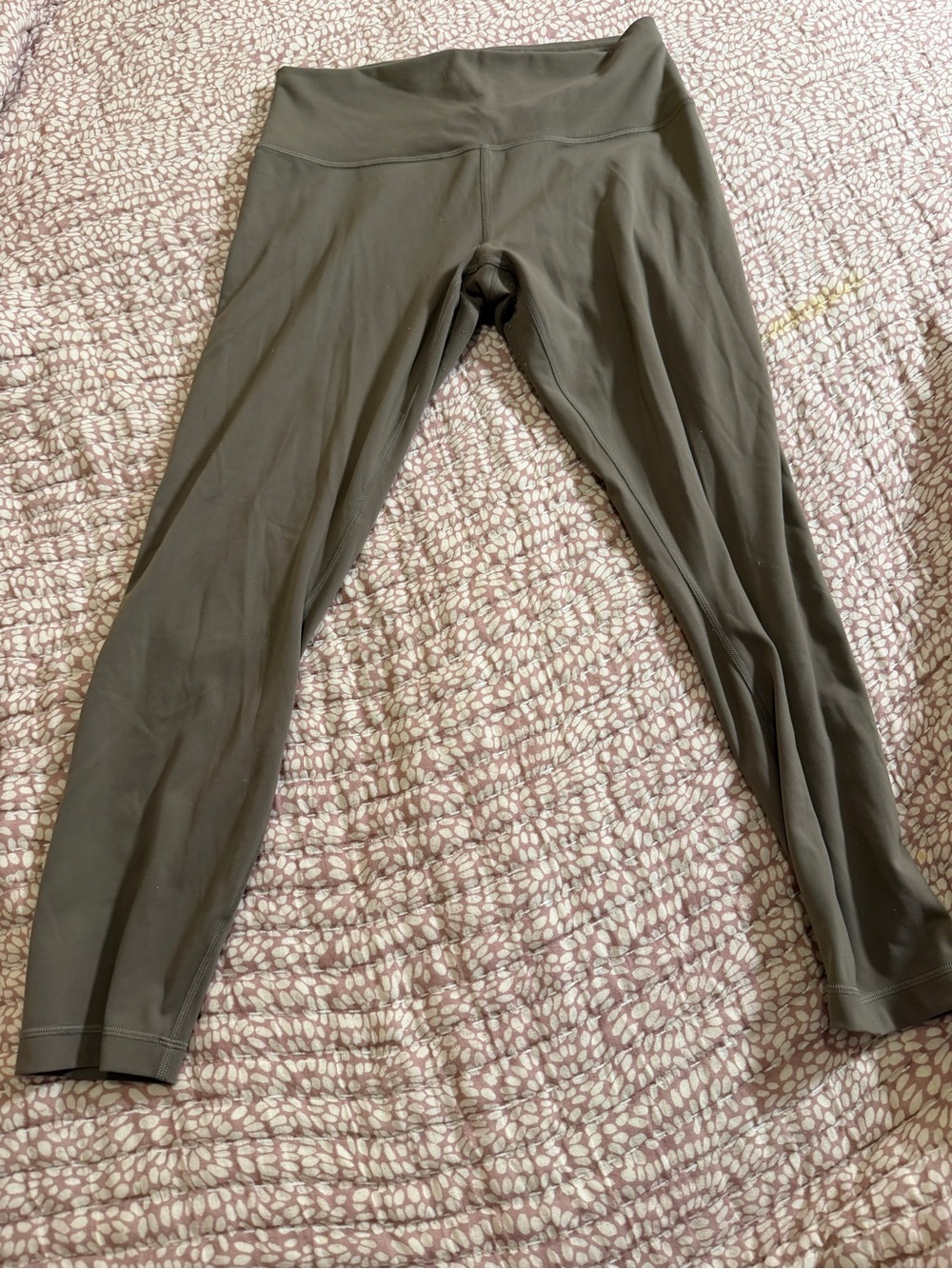 lululemon athletica dark green contour  Leggings